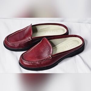 Lauren Ralph Lauren Size 5 Loafers Dorri Mules Leather Vintage
